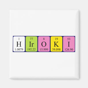 Hiroki Periodenmagnet Magnet