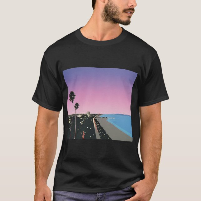 Hiroshi Nagai Art Print Poster Vaporwave Shirt (Vorderseite)
