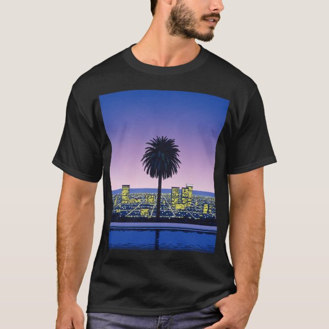 Hiroshi Nagai Art Print Poster Vaporwave Shirt (Vorderseite)