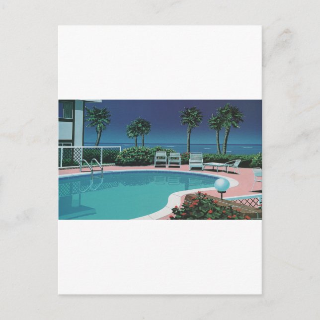 Hiroshi-Nagai-Kunst Postkarte (Vorderseite)