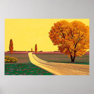Hiroshi-Nagai-Kunstwerke Poster