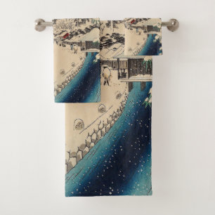 Hiroshige hiver paysage Japon pays