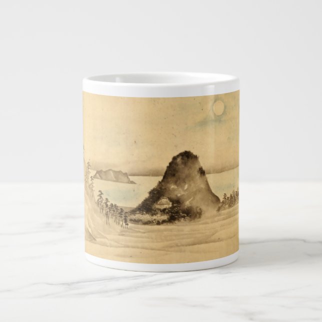 Hiroshige Kanazawa Tunnel-bohrwagenTasse Jumbo-Tasse (Vorderseite)