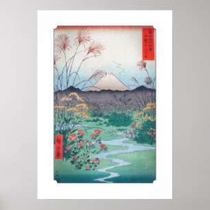 Hiroshige Ōtsuki Schlicht in der Provinz Kai Poster