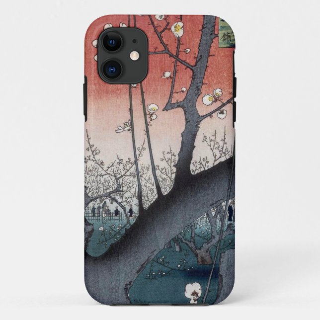 Hiroshige Prune Orchard Sun Case-Mate iPhone Hülle (Rückseite)