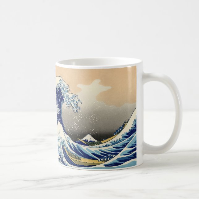 Hiroshige The Great Wave Off Kanagawa Kaffeetasse (Rechts)