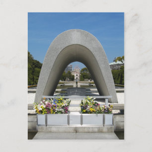 Hiroshima-Gedenk-Cenotaph Postkarte
