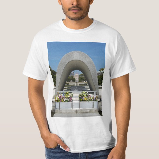 Hiroshima-Gedenkstätte T-Shirt (Vorderseite)
