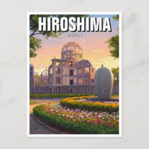 Hiroshima Japan Friedensdom Reise Postkarte