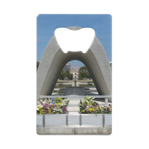 Hiroshima Memorial Cenotaph Geldbeutel Flaschenöffner