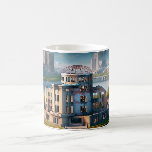 Hiroshima Peace Memorial Park Japan Travel Kaffeetasse (Mittel)