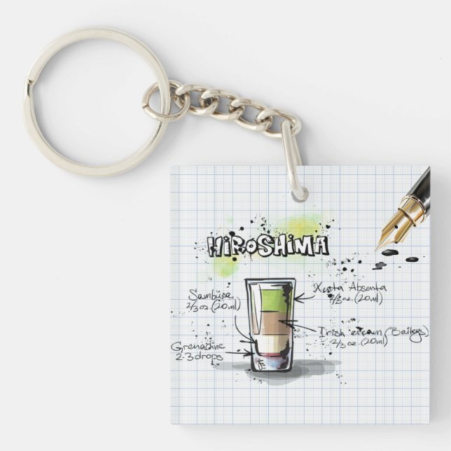 Hiroshima-Schlüsselanhänger Schlüsselanhänger (Vorderseite)