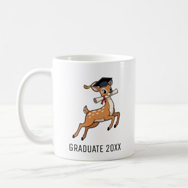 Hirsch-Abschluss-Personalized Kaffeetasse (Links)