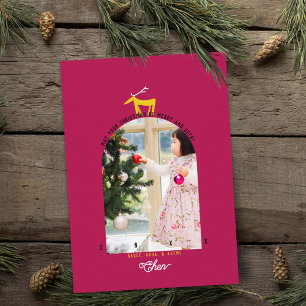 Hirsch & Bogen Foto Weihnachtskarte Einladung