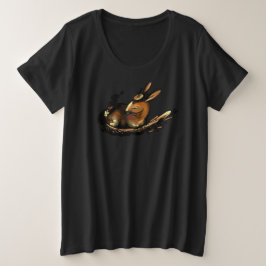 Hirsch Große Größe T-Shirt