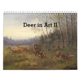 Hirsch in Art II Kalender