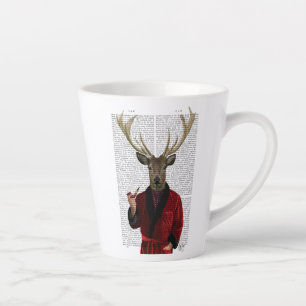 Hirsch in der Rauchweste Milchtasse