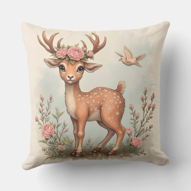 Hirsch Kissen (Rückseite)