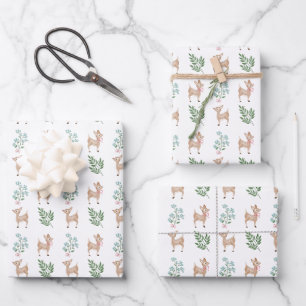 Hirsch Kleines Wrapping Paper Geschenkpapier Set