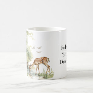 Hirsch Libellen träumen Kaffeetasse
