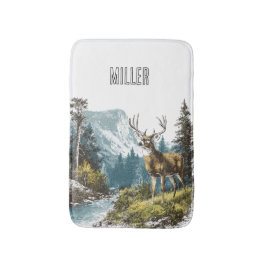 Hirsch Natur  Badematte