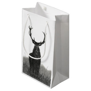 Hirsch-Rotwild-Geschenk-Taschen-Größen-kleines Kleine Geschenktüte