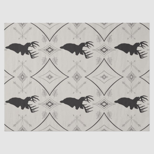 Hirsch Seidenpapier (Vorderseite)