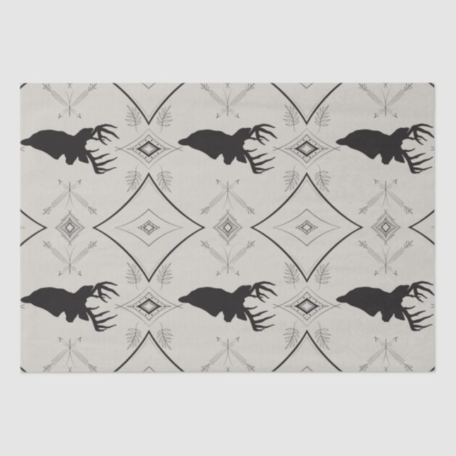 Hirsch Seidenpapier (Vorderseite)