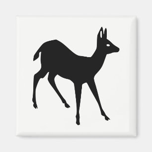 Hirsch-Silhouette Magnet