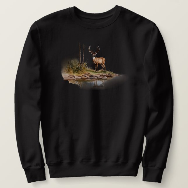 Hirsch Sweatshirt (Design vorne)