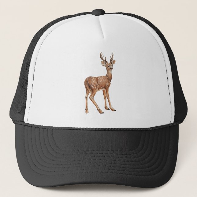 Hirsch Truckerkappe (Vorderseite)