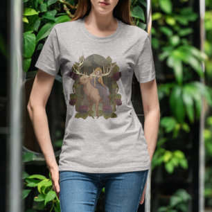 Hirsch und Fairy T-Shirt