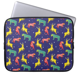 Hirsch und Tiger. Trends!_ Laptopschutzhülle