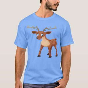 Hirsch Waldtier Design vintage T-Shirt