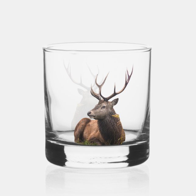 Hirsch Whiskyglas (Vorderseite)