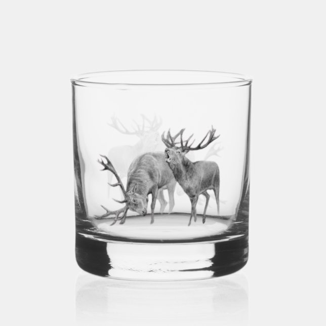 Hirsch Whiskyglas (Vorderseite)