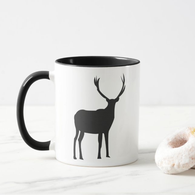 Hirsch Xmas Animal Tasse (Mit Donut)