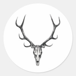 Hirschantler Skeleton Skull Sticker