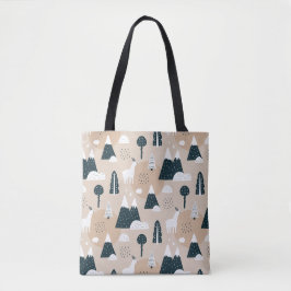 Hirschberg niedlich illustrierte Totttasche Tasche