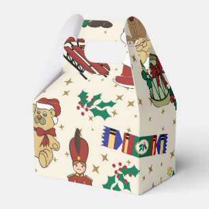 Hirsche, Bär, Katze und Nutcracker Geschenkschachtel