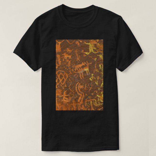 Hirsche Buddies Naturkunst Schönheit T-Shirt (Design vorne)