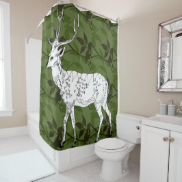 Hirsche Duschvorhang