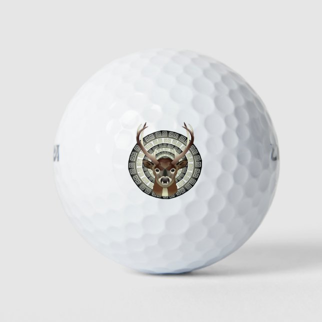Hirsche Golfball (Vorderseite)