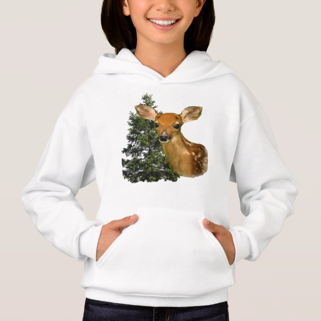 Hirsche Hoodie (Vorderseite)