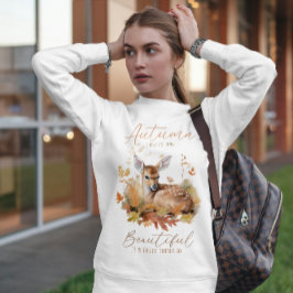 Hirsche im Herbst, Herbst Erntedank Geschenk, Fall Sweatshirt