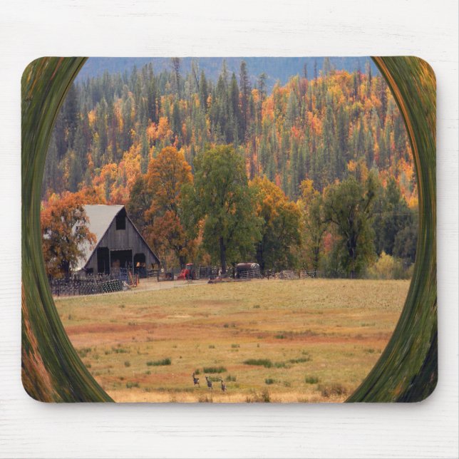 Hirsche im Herbst... Mousepad (Vorne)