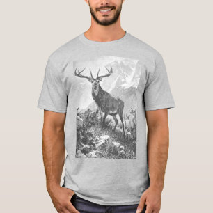 Hirsche im Hochgebirge T-Shirt