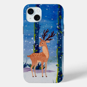 Hirsche im magischen Schneewald Case-Mate iPhone Hülle