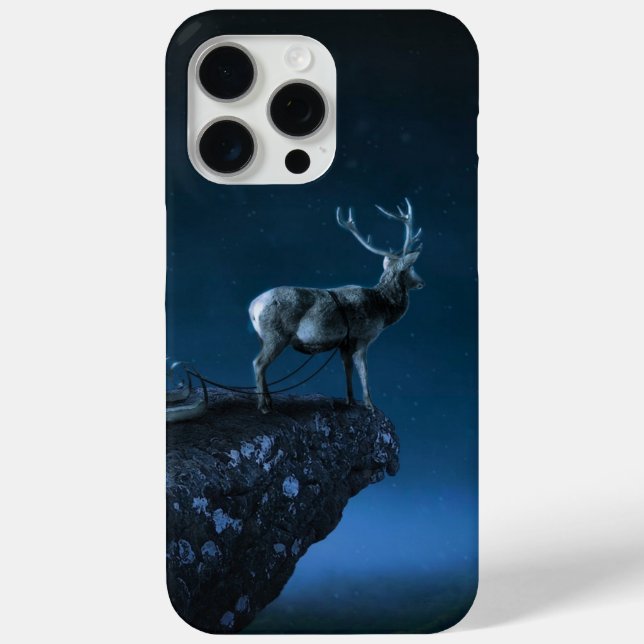 Hirsche im Mondschein Case-Mate iPhone Hülle (Rückseite)