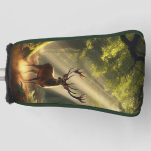 Hirsche im Morgenwald Golf Headcover